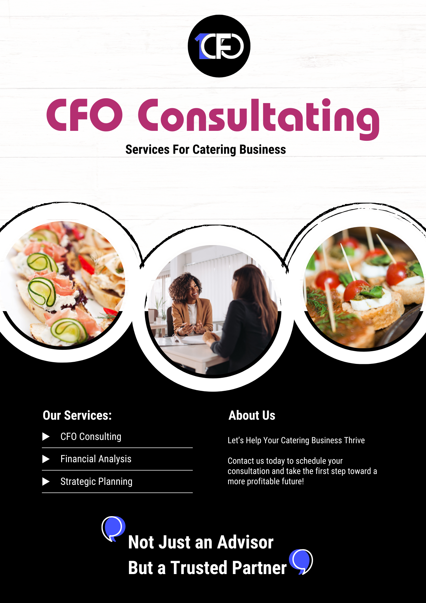 CFO Consulting Service for Caterers CFO Consulting Service for Caterers